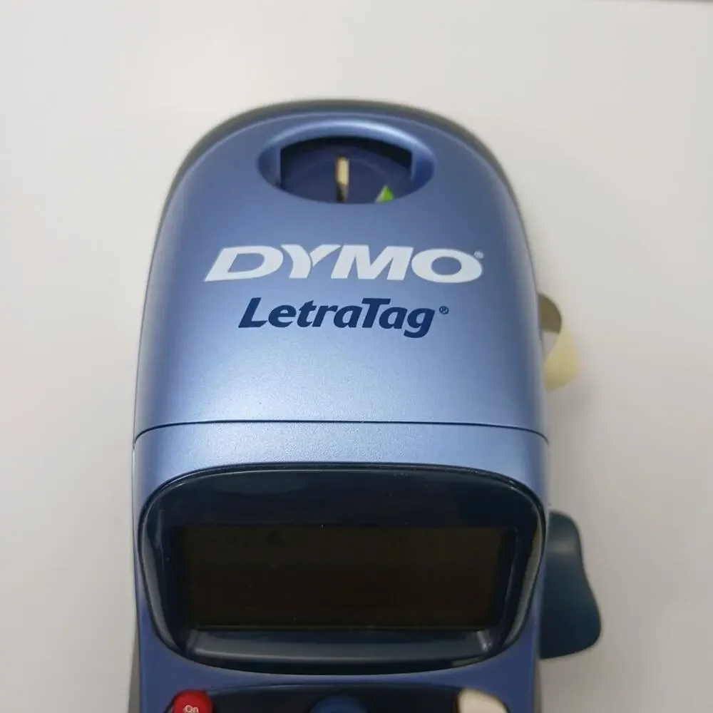 Dymo LetraTag Label Maker LT-100H Handheld Blue
